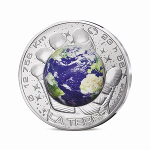 L'Odyssée Spatiale avec Thomas Pesquet - Monnaie de 100€ Argent