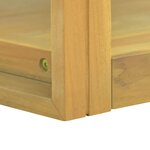 vidaXL Armoire murale de salle de bain 90x45x35 cm Bois de teck solide