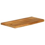 vidaXL Dessus de table à bord vivant 90x20x3 8 cm bois massif manguier