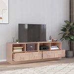 vidaXL Meubles TV 2 Pièces rose 67x39x44 cm acier