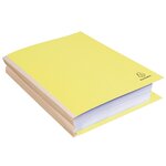 Paquet De 25 Chemises Dos Toilé Forever® 320g/m2 - 24x32cm - Jaune - Exacompta