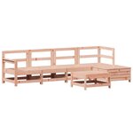 vidaXL Salon de jardin 6 Pièces bois massif sapin de douglas