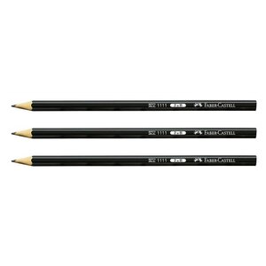 Crayon Papier 1111 Hexagonal Dureté B x 3 FABER-CASTELL