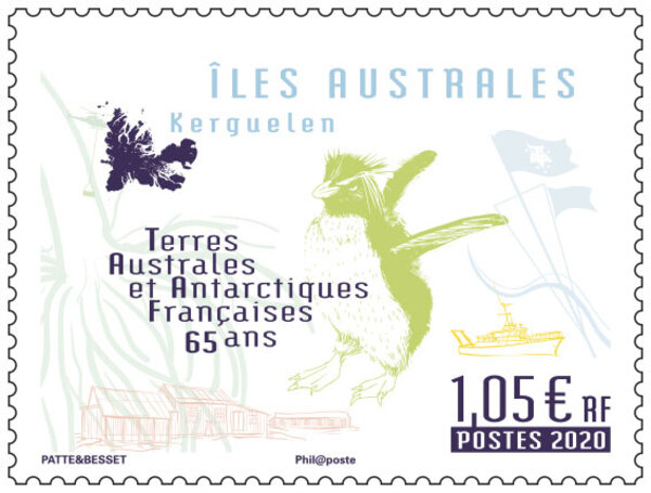 Timbre TAAF - Iles australes : Kerguelen