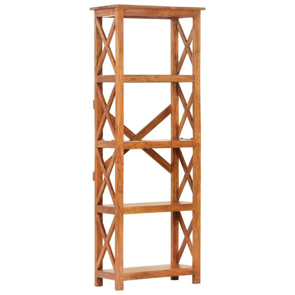 vidaXL Bibliothèque 60x30x160 cm Bois massif d'acacia et finition miel