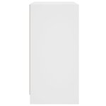 vidaXL Armoire latérale avec portes en verre blanc 68x37x75 5 cm