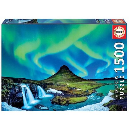 Puzzle - 1500 pieces Aurore Boreal, Islande