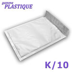 Lot de 1000 enveloppes à bulles plastique k/10 format 340x470 mm