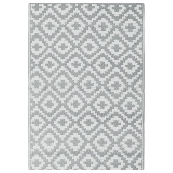 vidaXL Tapis d'extérieur Gris 160x230 cm PP
