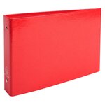 Classeur Rigide Rembordé Pour Fiches Bristol 125x200mm 2 Anneaux 25mm Iderama - Couleurs Assorties - X 10 - Exacompta
