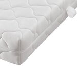 vidaXL Matelas avec housse lavable 200 x 120 x 17 cm