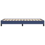 vidaXL Cadre de lit Bleu 80 x 200 cm Tissu