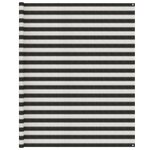vidaXL Tapis de tente 250x600 cm Anthracite et blanc
