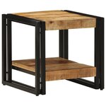 Table basse vidaXL 40x50x38 cm en bois de manguier massif