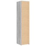 vidaXL Buffet haut sonoma gris 40x42 5x185 cm bois d'ingénierie