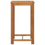 vidaXL Ensemble de bar de jardin avec coussins 3 Pièces Gris