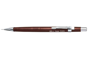 Portemines P203 marron diamètre de mines: 0 3 mm x 12 PENTEL