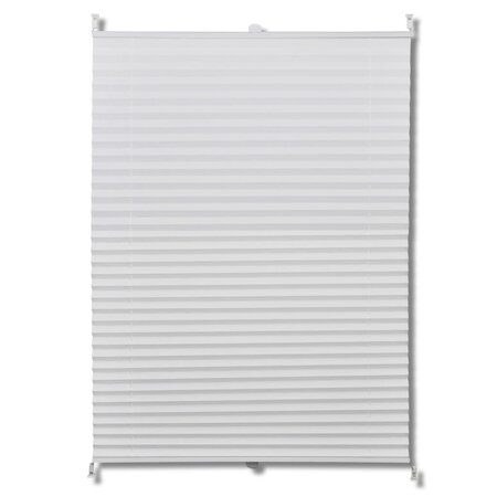 vidaXL Store plissé 60x150 cm Blanc