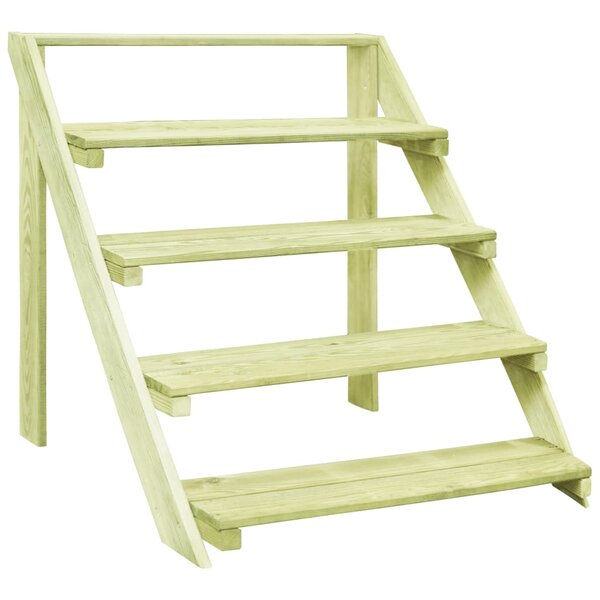 vidaXL Support de jardinière 80x80x80 cm Bois de pin imprégné