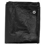vidaXL Housse pour salon îlot 10 œillets Ø236x67 cm rond