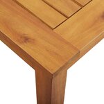 vidaXL Ensemble à dîner d'extérieur 5 Pièces et coussins Acacia solide