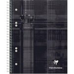 Cahier spirales clairefontaine bind'o block a5+ 16 x 21 cm perforé - petits carreaux - 180 pages