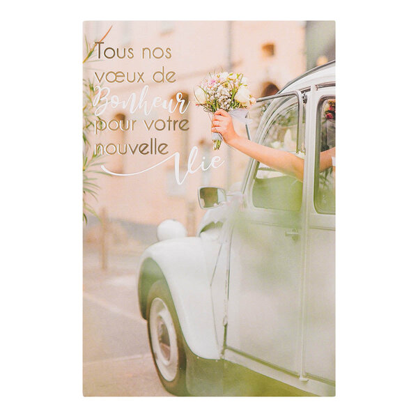Carte Mariage Vœux De Bonheur - Draeger paris