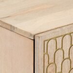 vidaXL Armoire latérale 40x33x75 cm bois massif de manguier