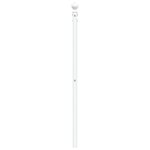 vidaXL Tête de lit métal blanc 200 cm