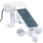 vidaXL Auvent automatique avec capteur de vent et LED 4 5x3 m Crème