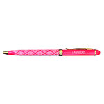 Stylo fin en métal laqué rouge - Fabulous !