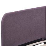 vidaXL Cadre de lit Taupe Tissu 180x200 cm