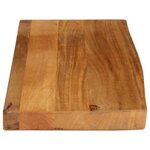 vidaXL Dessus de table à bord vivant 70x20x3 8 cm bois massif manguier