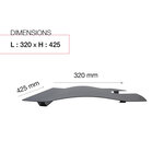 Toit décoratif Soléa Noir Sablé RAL 2100 MS