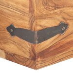 vidaXL Coffre 40x40x40 cm Bois d'acacia solide