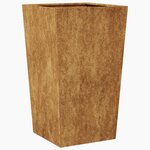 vidaXL Jardinière 45x45x75 cm acier corten