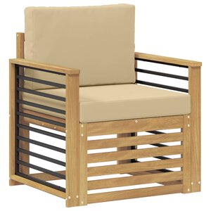 vidaXL Ensemble de canapés d'extérieur Polyester Blanc