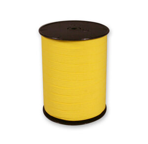 Bolduc bobine mat 250mx10mm jaune citron CLAIREFONTAINE