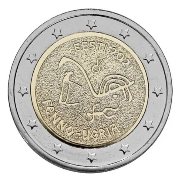 2 euros commémorative Estonie 2021 - Peuples finno-ougriens.