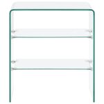 vidaXL Table basse 50x40x56 cm Verre trempé