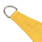 Vidaxl voile de parasol tissu oxford triangulaire 3x3x4 24 m jaune