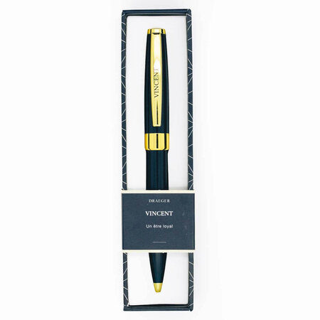 Stylo bille prénom homme Pastel Chic - Vincent - Draeger