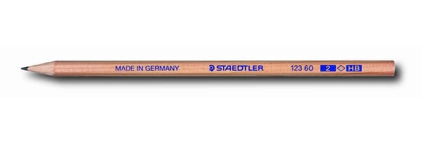 Crayon papier naturel hexagonal mine 2 mm HB STAEDTLER