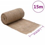 vidaXL Rouleau de jute 0 25x15 m 100   jute 200 g/m²