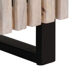 vidaXL Armoire de salle de bain 38x34x58 cm bois massif de manguier