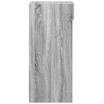 vidaXL Buffet sonoma gris 45x42 5x93 cm bois d'ingénierie