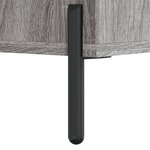 vidaXL Buffet Sonoma gris 34 5x34x90 cm Bois d'ingénierie