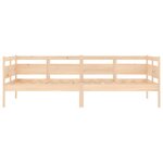 vidaXL Lit de jour bois de pin massif 90x200 cm