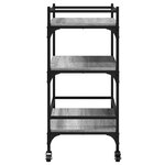 vidaXL Chariot de cuisine sonoma gris 65x40x86 5 cm bois d'ingénierie