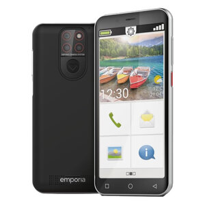 Emporia SMART.5 mini noir téléphone senior 4G LTE 13MP 64 GB